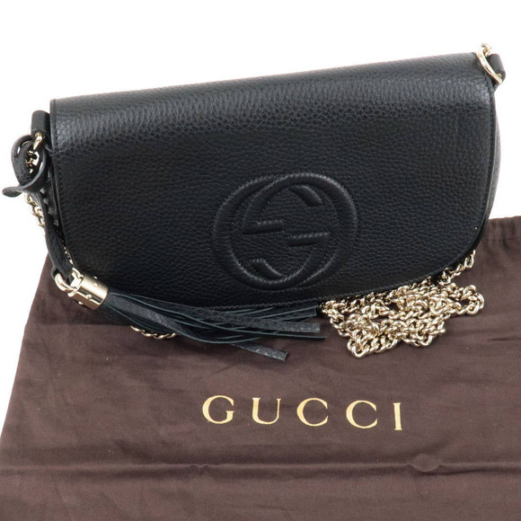 Gucci Handbags - 💎✨STUNNING✨💎 GUCCI SOHO Leather Chain Black